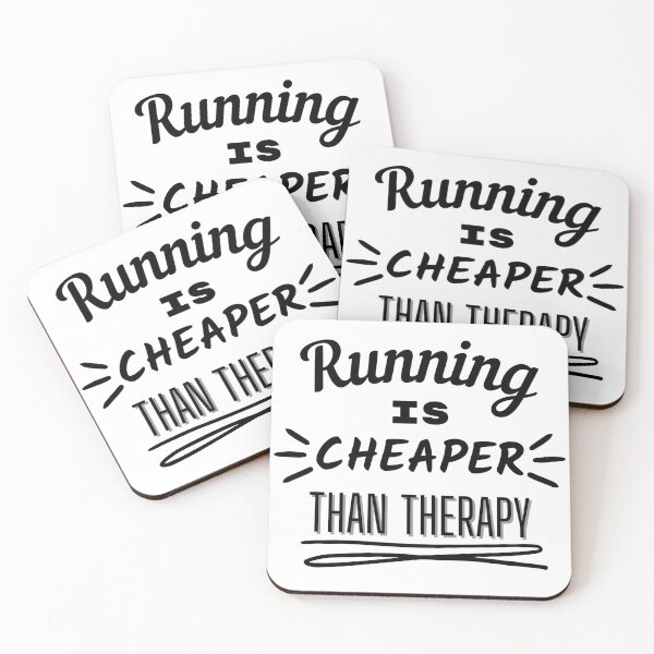 Item preview, Runnning Is Cheaper Than Therapy designed and sold by lucky-cloud.
