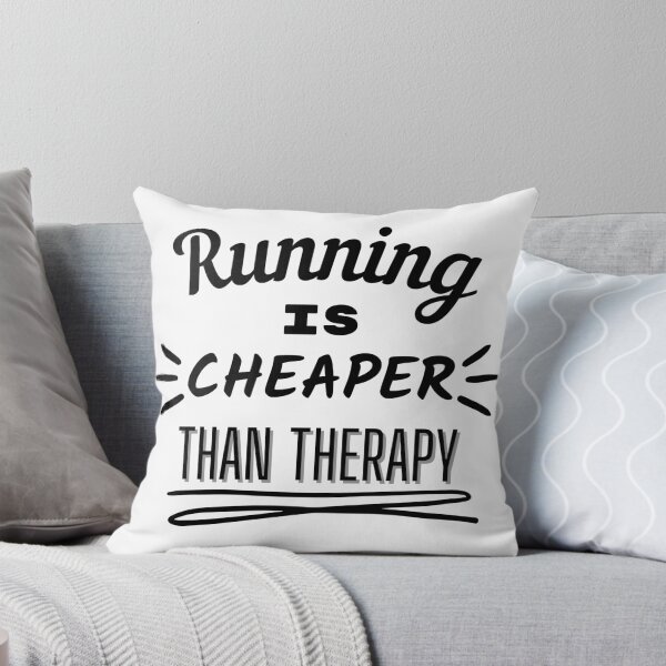Item preview, Runnning Is Cheaper Than Therapy designed and sold by lucky-cloud.
