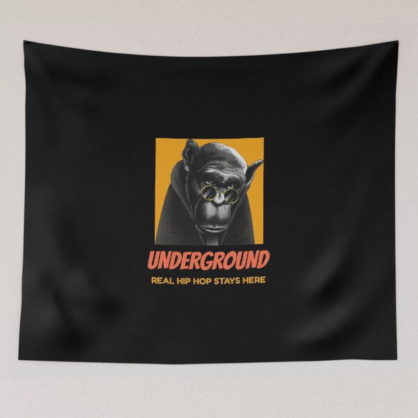 Item preview, Underground Real Hip Hop Stays Here designed and sold by Sai Wanna.