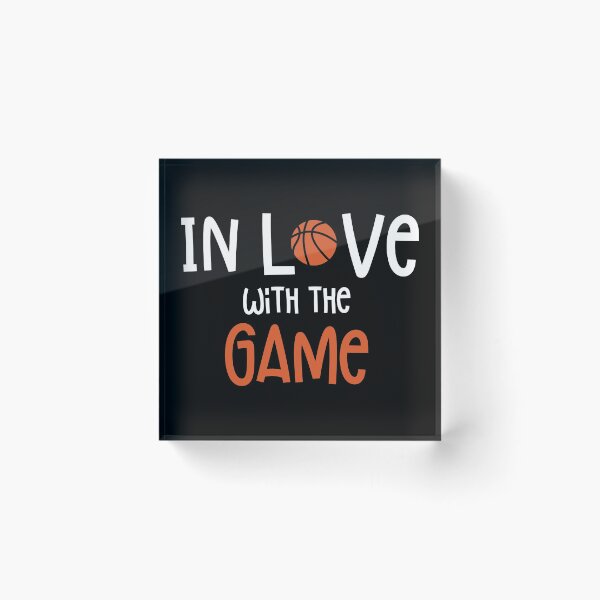 Item preview, In Love With The Game Basketball designed and sold by PilaStudio.