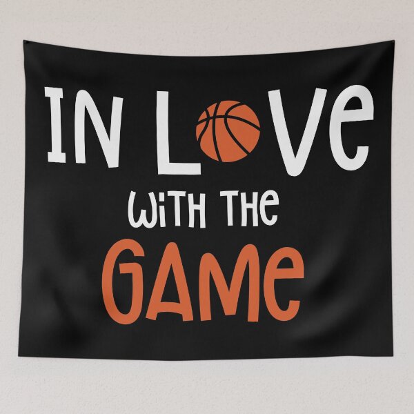 Item preview, In Love With The Game Basketball designed and sold by PilaStudio.