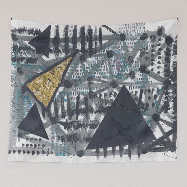 Item preview, Golden Triangle : Abstract designed and sold by Lori  Arbel.