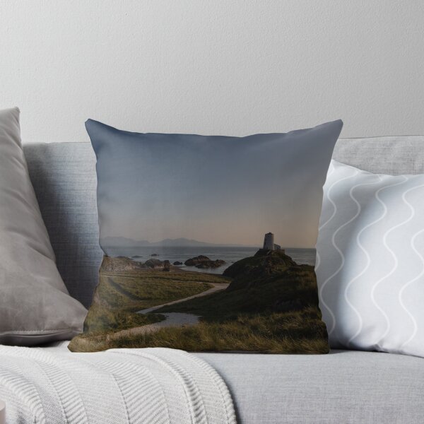 Item preview, Sunset over the Twr Mawr Lighthouse on Llanddwyn, Anglesey with Snowdonia on the horizon designed and sold by donandhiscamera.
