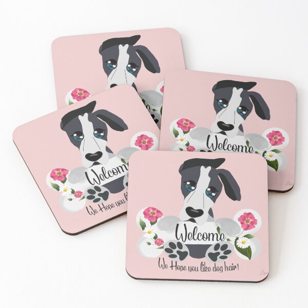 Item preview, Great Dane Welcome Sign designed and sold by AdriDraws.