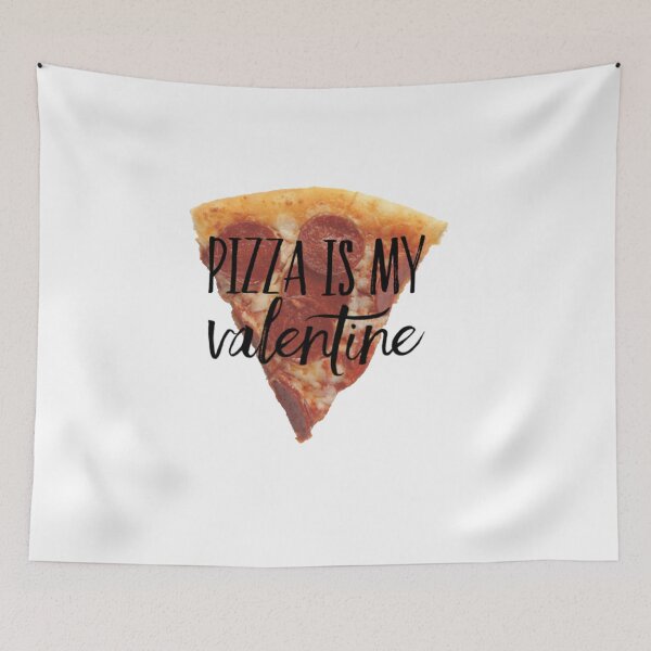 Item preview, Pizza is my Valentine  designed and sold by bekindclothing-.