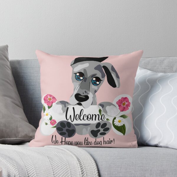 Item preview, Great Dane Welcome Sign designed and sold by AdriDraws.