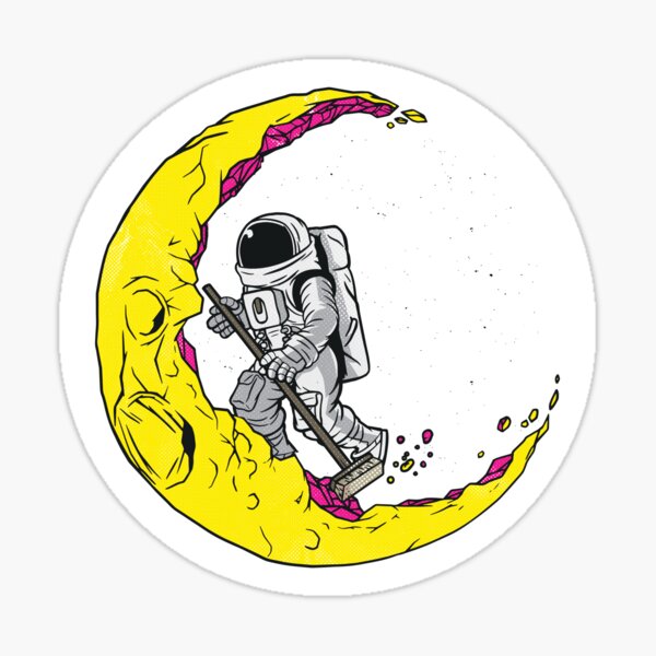 Item preview, Astronaut Wipes The Moon designed and sold by infleims.