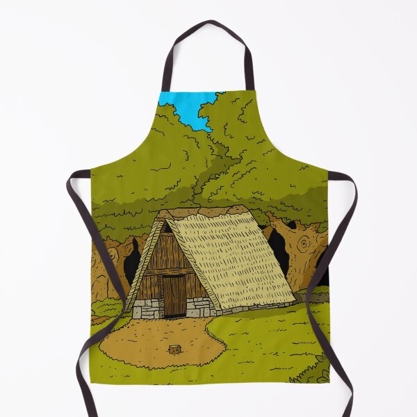 Item preview, medieval iron age cottage. a cozy forest house. designed and sold by JJadx.