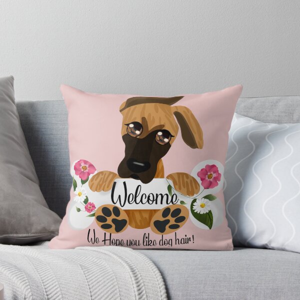 Item preview, Great Dane Welcome Sign designed and sold by AdriDraws.