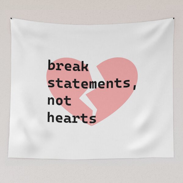 Item preview, Break Statements Not Hearts designed and sold by Saguiitay.