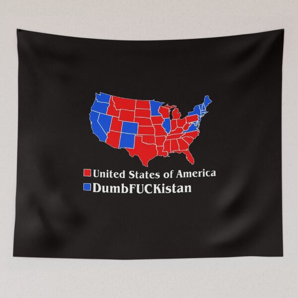 Item preview, Election Map United States Of America Dumbfuckistan designed and sold by kamaldc.