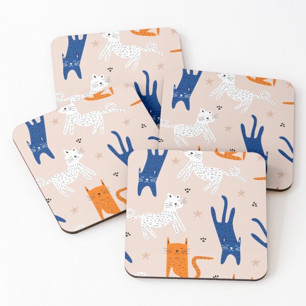Item preview, Cute colored cats designed and sold by Timegraf.