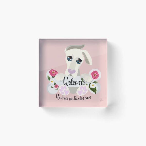 Item preview, Great Dane Welcome Sign designed and sold by AdriDraws.