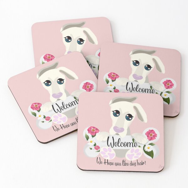 Item preview, Great Dane Welcome Sign designed and sold by AdriDraws.