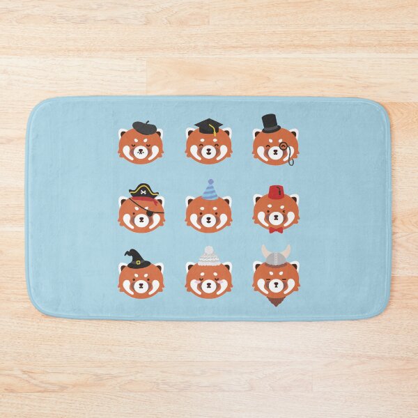 Item preview, Red Pandas in Hats designed and sold by Amy Humphries.
