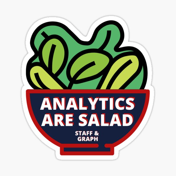 Analytics Are Salad (Small) Sticker
