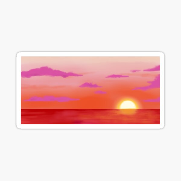 Katalyst Sunset Sticker