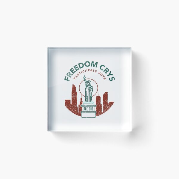 Item preview, Freedom Crys Participate Vote designed and sold by AndPeace702.