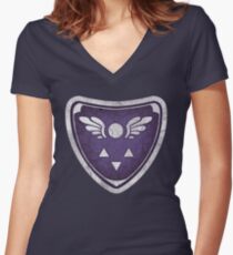 Delta rune v4 Women's Fitted V-Neck T-Shirt