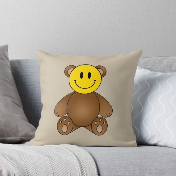 Item preview, Happy Teddy Bear | Happy Face | Stuffie | Tan | designed and sold by HappyFaceCo.