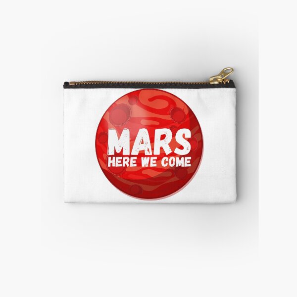 Aperçu de l'œuvre Mars, nous voici! Cadeau d'exploration de l'espace drôle créée et vendue par Nathalie Aynié.