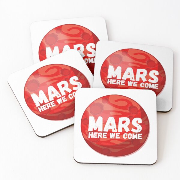 Item preview, Mars, Here We Come! Funny Space Exploration Gift designed and sold by Nathalie Aynié.