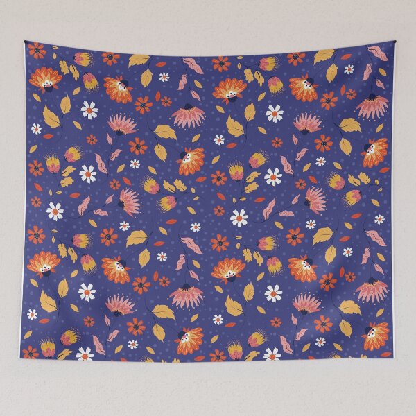 Item preview, Painted tropical leaves flowers pattern  designed and sold by Yoga  Design.