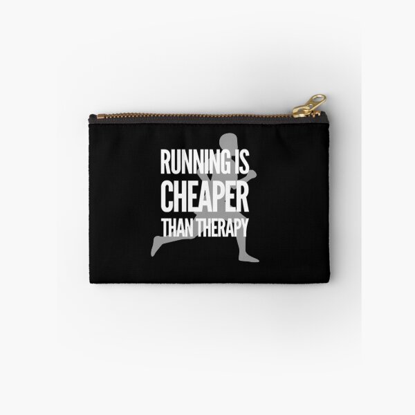 Item preview, Running is cheaper than therapy  designed and sold by bekindclothing-.