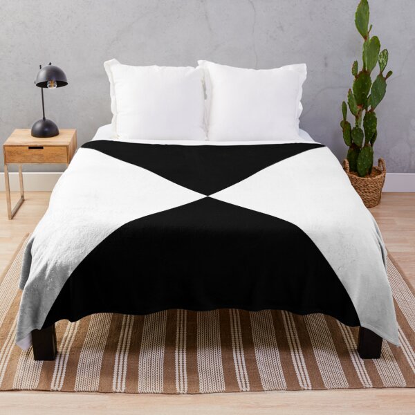 Item preview, Minimalist Triangle Pattern (white/black) designed and sold by Design Minds Boutique.