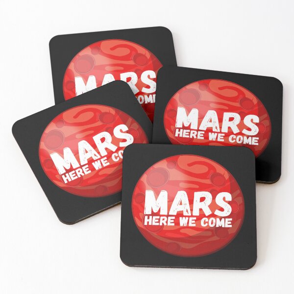 Item preview, Mars, Here We Come! Funny Space Exploration Gift designed and sold by Nathalie Aynié.