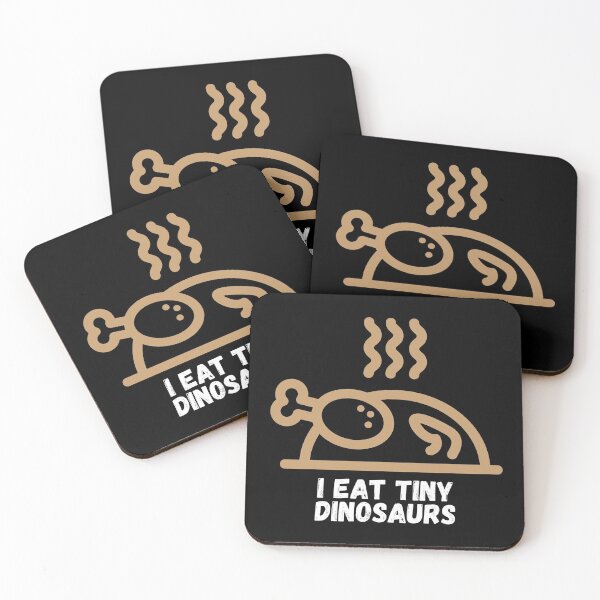Item preview, I Eat Tiny Dinosaurs Funny Cooking Gift for Cooks Who Like to Prepare and Eat Chicken designed and sold by Nathalie Aynié.