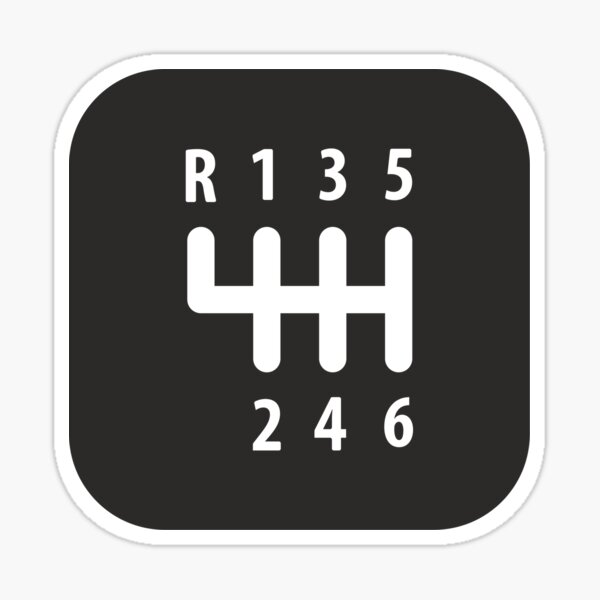 " manual gearbox" Sticker for Sale by petrolhead16dz Redbubble