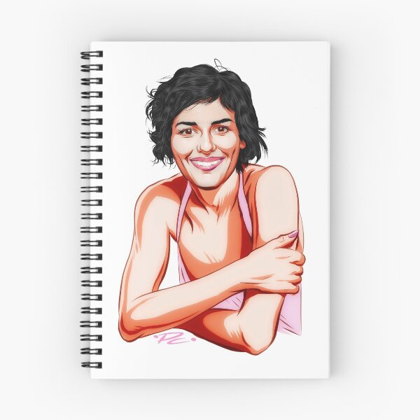 Item preview, Audrey Tautou - An illustration by Paul Cemmick designed and sold by TIGERDAVER.