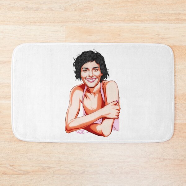 Item preview, Audrey Tautou - An illustration by Paul Cemmick designed and sold by TIGERDAVER.
