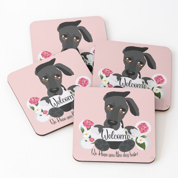 Item preview, Great Dane Welcome Sign designed and sold by AdriDraws.