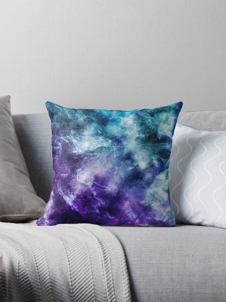 Blue And Purple Pillows Cushions for Sale Redbubble