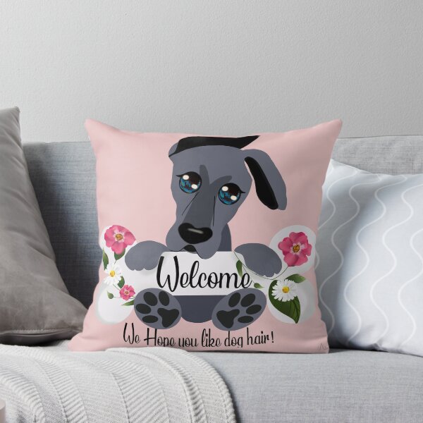 Item preview, Great Dane Welcome Sign designed and sold by AdriDraws.