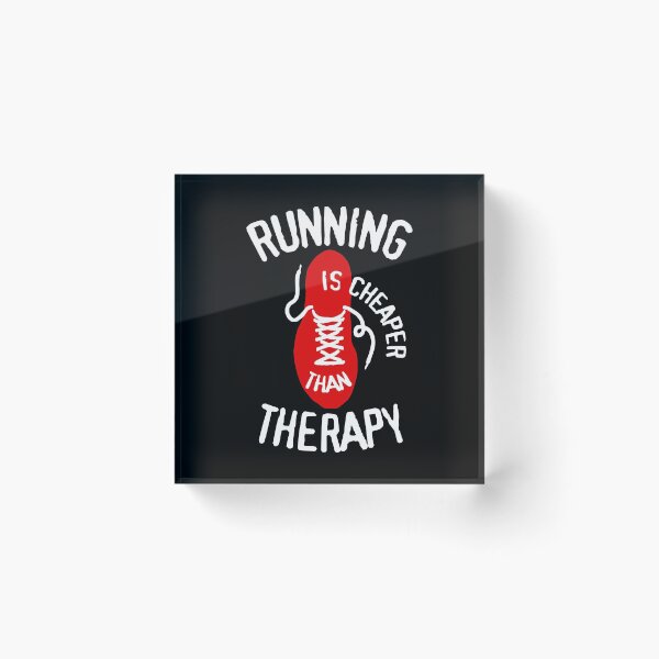 Item preview, Running Is Cheaper Than Therapy Runner Squad Shoe Trainer designed and sold by GrandeDuc.