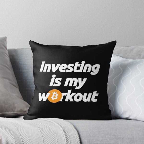 Item preview, Investing in Bitcoin Btc is my Workout - Crypto Blockchain Currency Finance Quote designed and sold by elhefe.