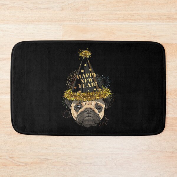 Item preview, Pug Happy New Year 2021 Dog New Years Eve Party designed and sold by JamesClarke84.