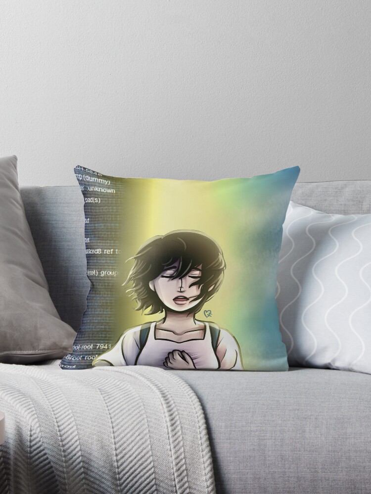 A Pale Yellow Voice Throw Pillow By Subsea Redbubble