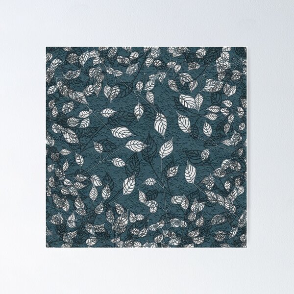 Item preview, Leaves on light blue paper designed and sold by beamorello.
