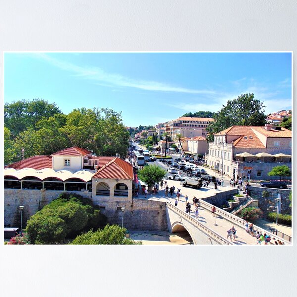 Item preview, View of Entrance to Old City Dubrovnik Croatia designed and sold by flyingracoon.