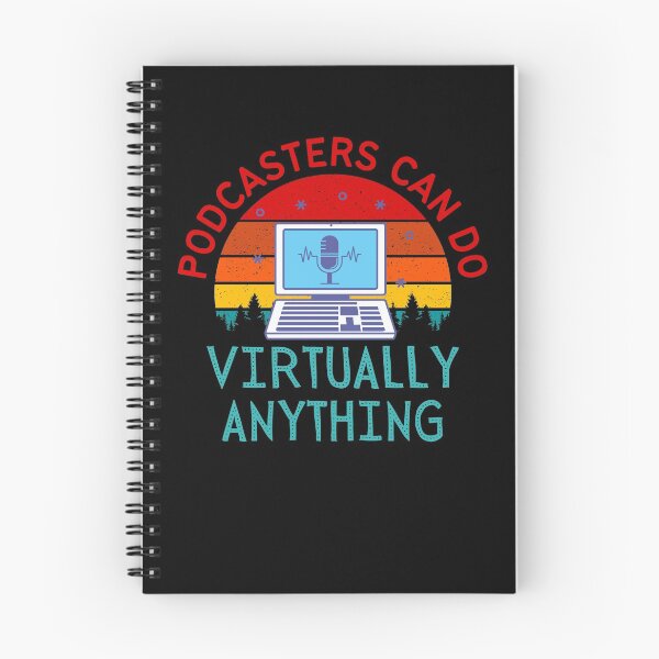 Item preview, Podcast Host Virtual Podcaster Retro Vintage Mic Gift designed and sold by trendo.