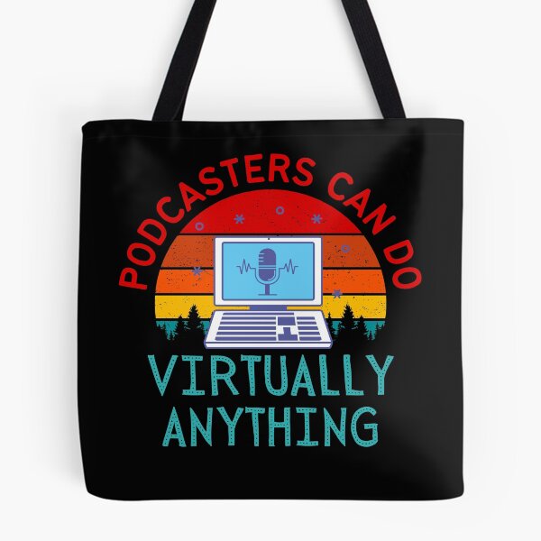 Item preview, Podcast Host Virtual Podcaster Retro Vintage Mic Gift designed and sold by trendo.