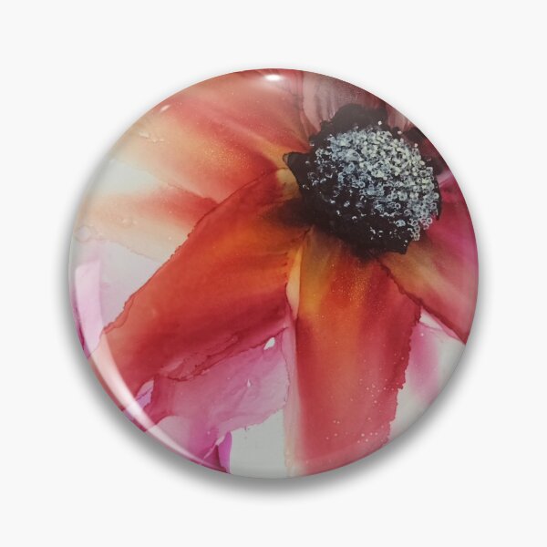 Item preview, Pink orange flower KleurRijk Els Delacourt designed and sold by KleurRijk.