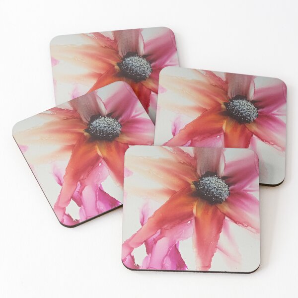 Item preview, Pink orange flower KleurRijk Els Delacourt designed and sold by KleurRijk.