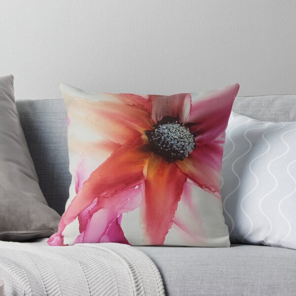 Item preview, Pink orange flower KleurRijk Els Delacourt designed and sold by KleurRijk.