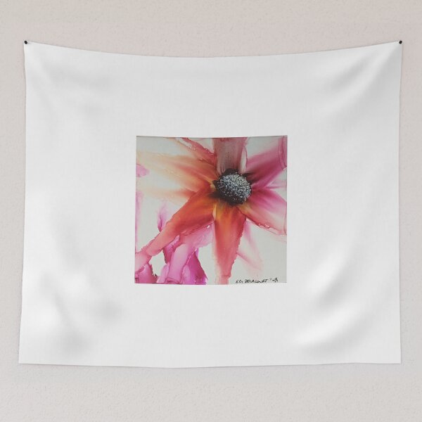 Item preview, Pink orange flower KleurRijk Els Delacourt designed and sold by KleurRijk.