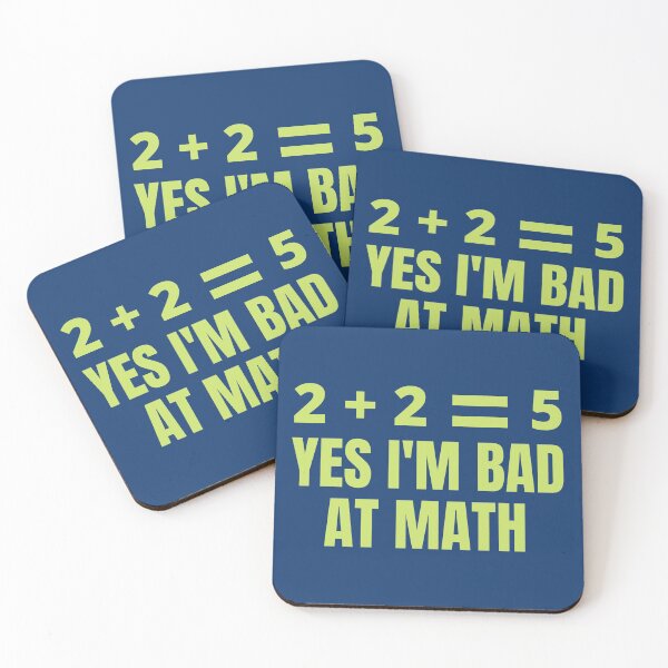Item preview,  YES I'M BAD AT MATH designed and sold by CaptainPiku.